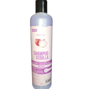 Shampoo de Cebolla Anticaída, Sin Sal y pH Neutro (500ml)
